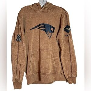 Nike New England Patriots Salute To Service Hoodie NFL, Brown  Size XL, EUC